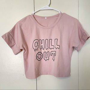 cropped graphic tee
